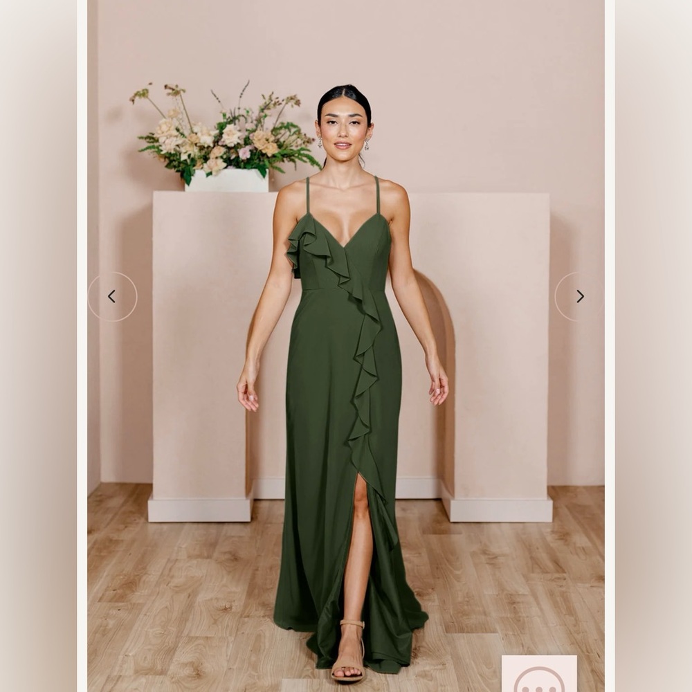 Revelry Bridesmaid Dress - Deep Olive